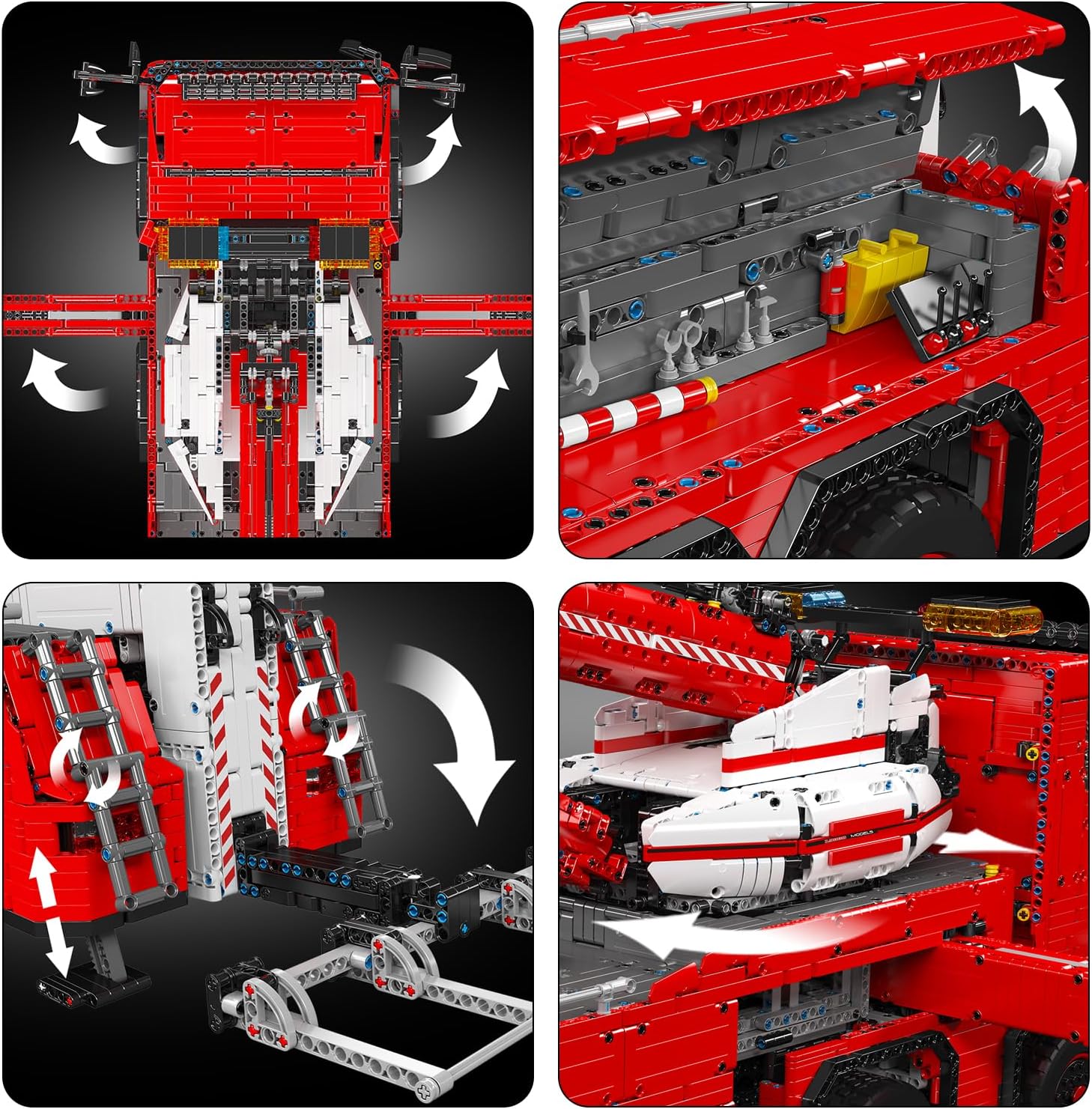 Mould King 19008S Tow Truck Flagship Edition 10.966 Teile