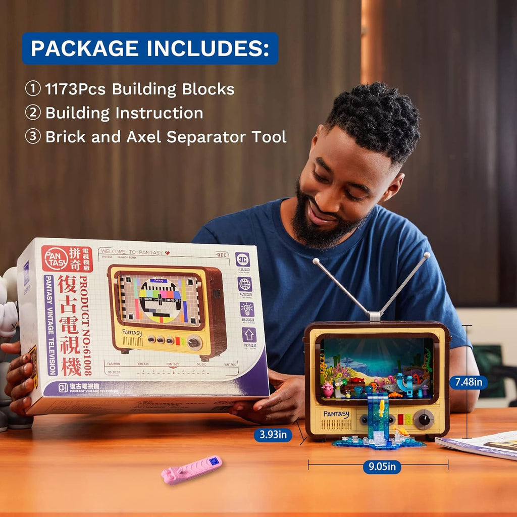 Pantasy 61008 Retro Fernseher 1.173 Teile
