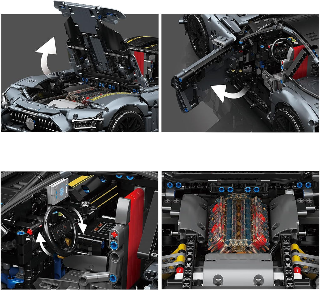 Mould King 13123 AMG GT Shadow 2.872 Teile