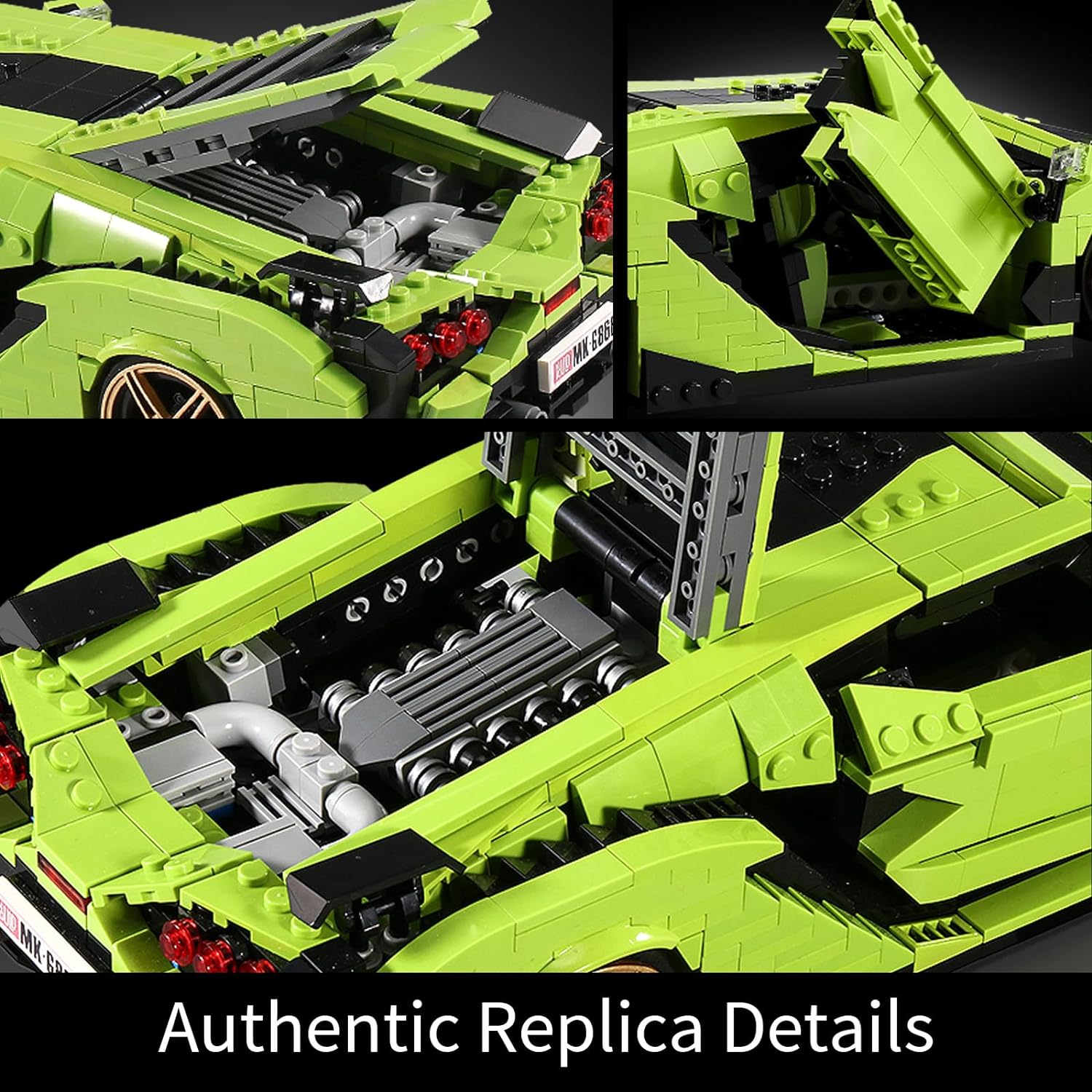 Mould King 10011 Siàn Sportwagen 1.133 Teile