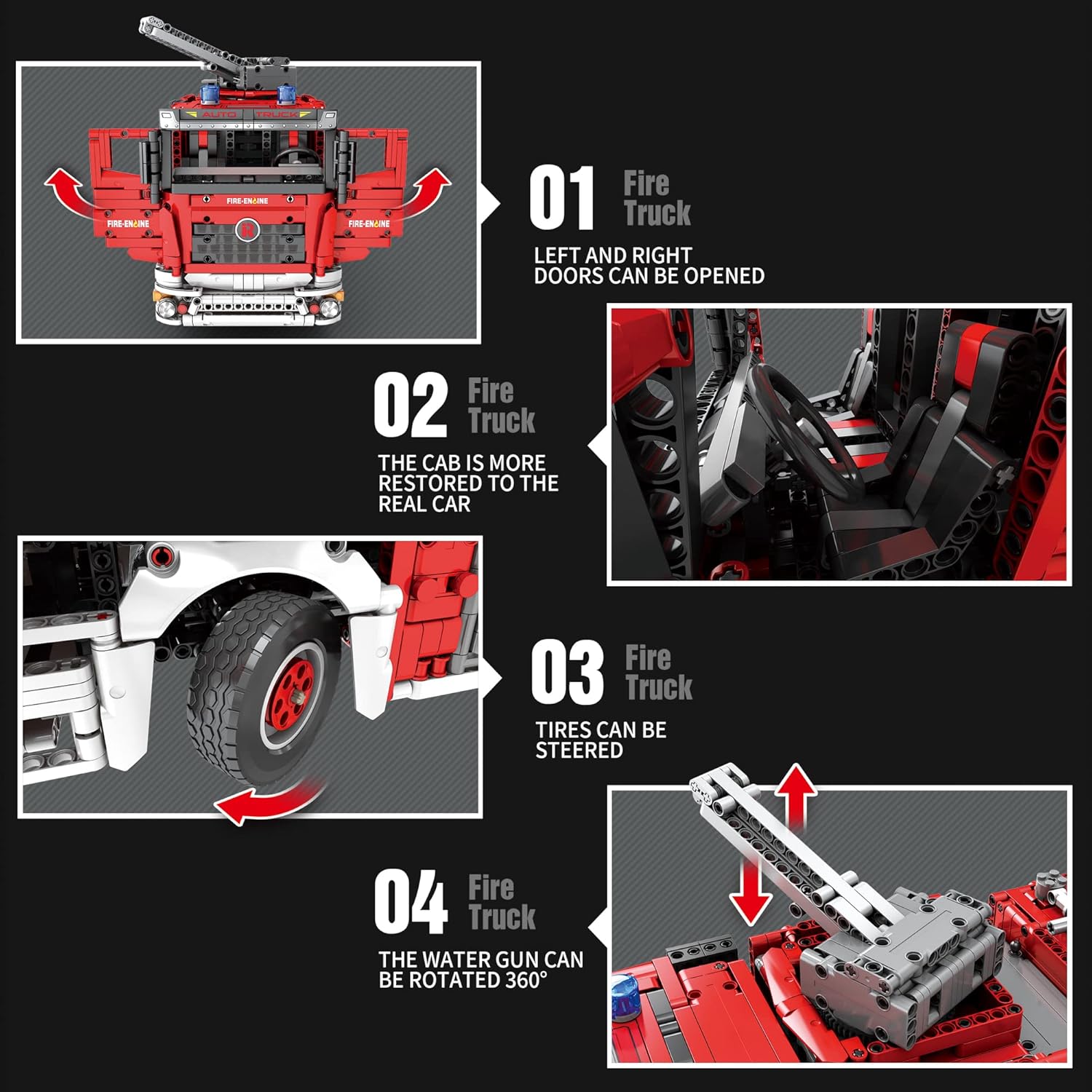 Reobrix 22008 Feuerwehrauto 2.888 Teile