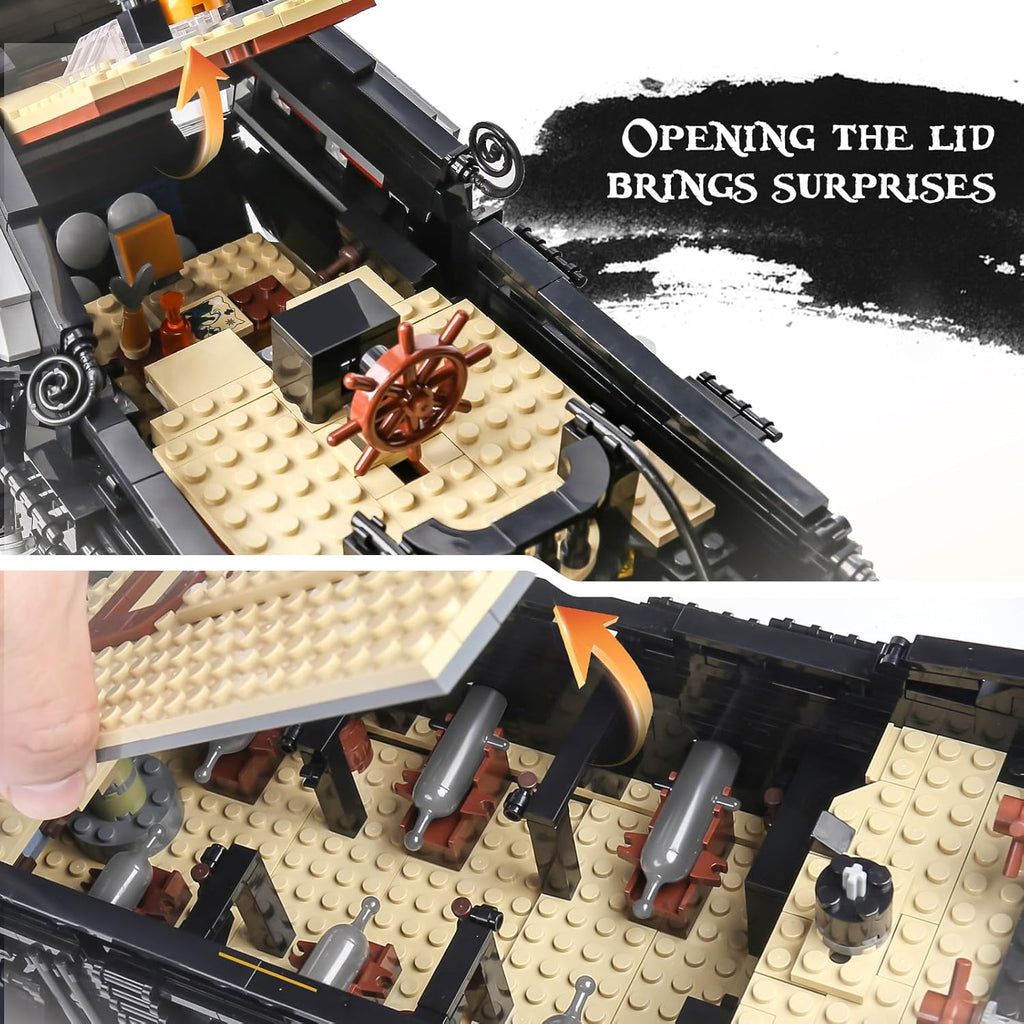 Mould King 13199 The Black Pearl B.P. 3.180 Teile