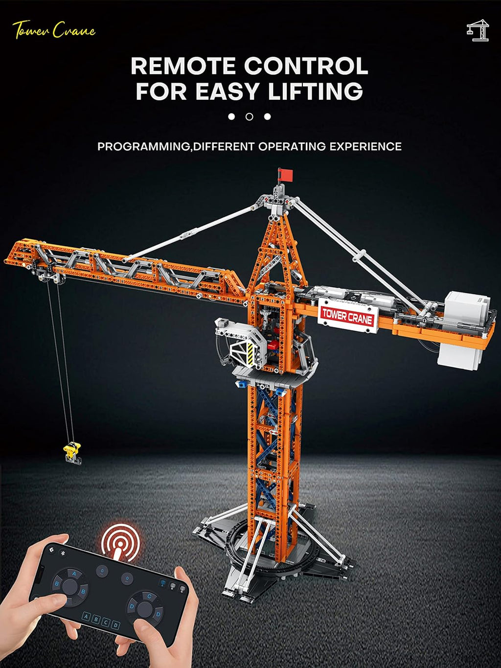 Reobrix 22013 Turmdrehkran 1.288 Teile