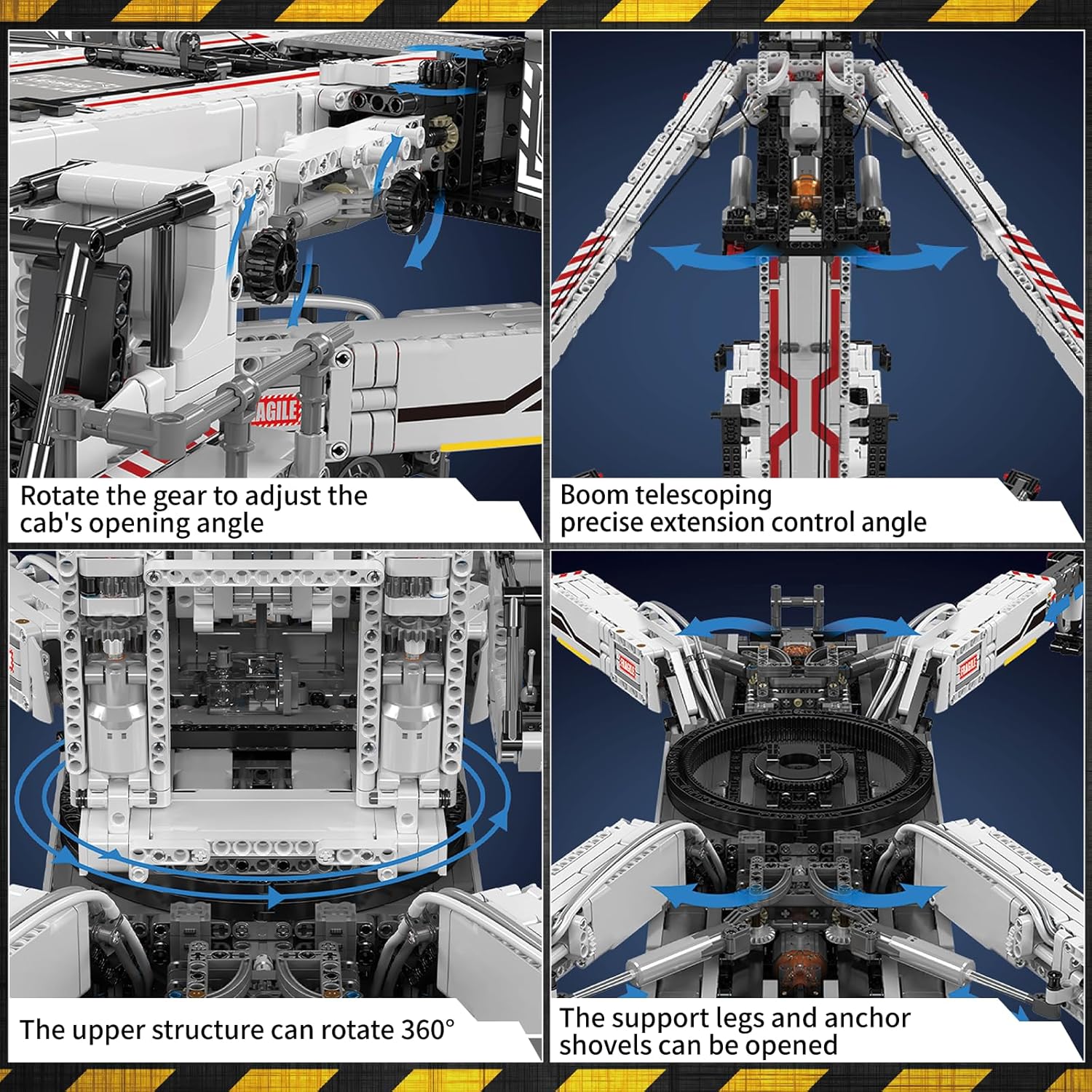 Mould King 17007 LTM 11200 Autokran mit 8.506 Teilen