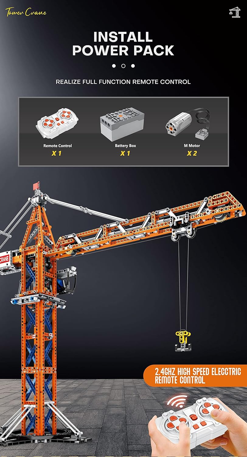 Reobrix 22013 Turmdrehkran 1.288 Teile