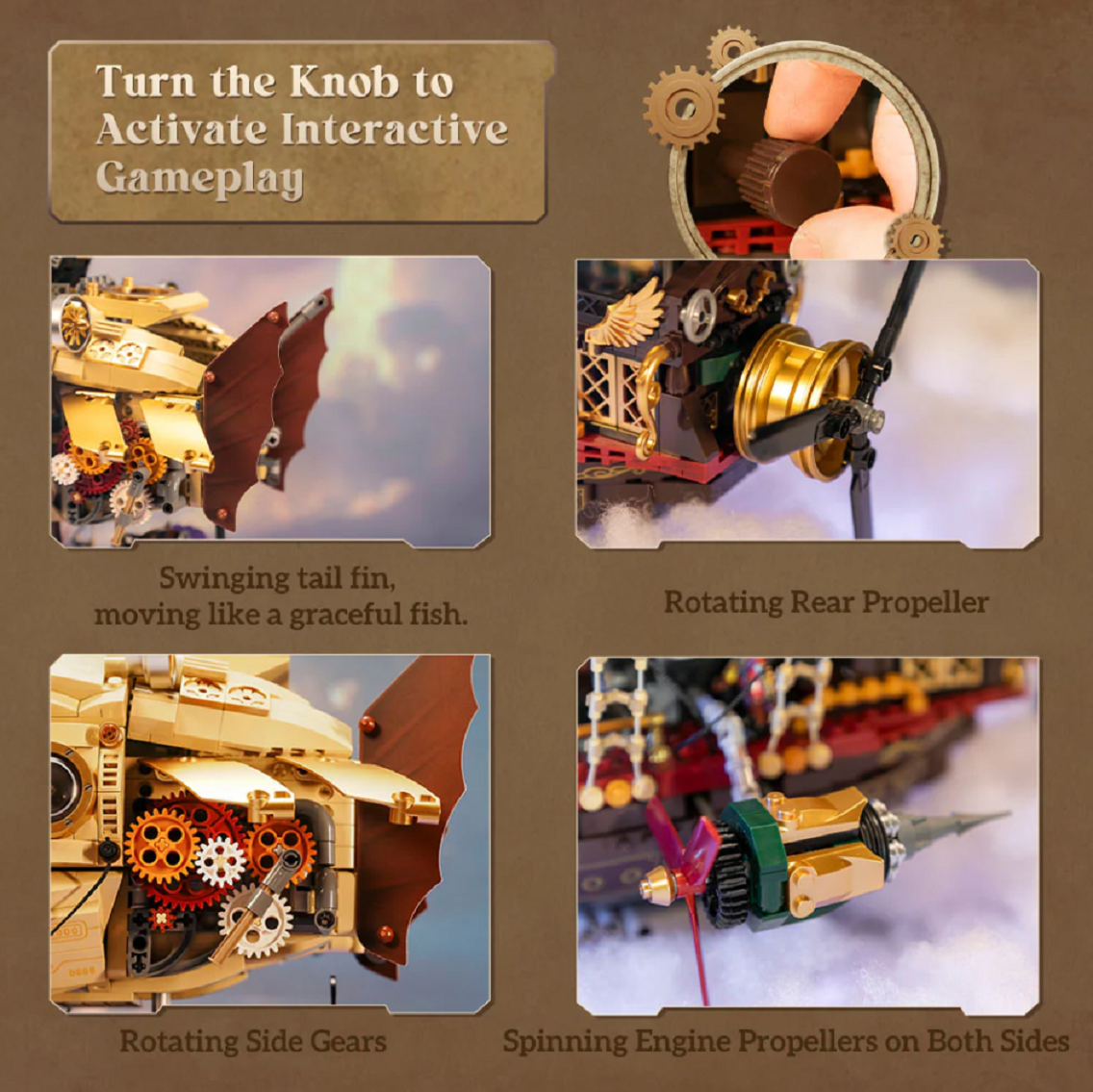 Pantasy 85021 Steampunk Luftschiff 1.949 Teile