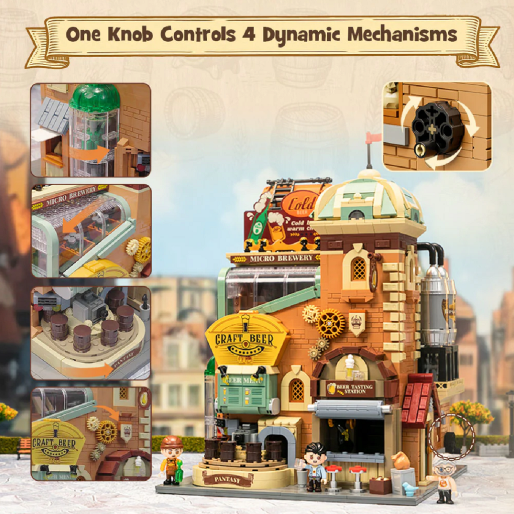 Pantasy 85023 Craft Brewery 2.858 Teile Bier Brauerei