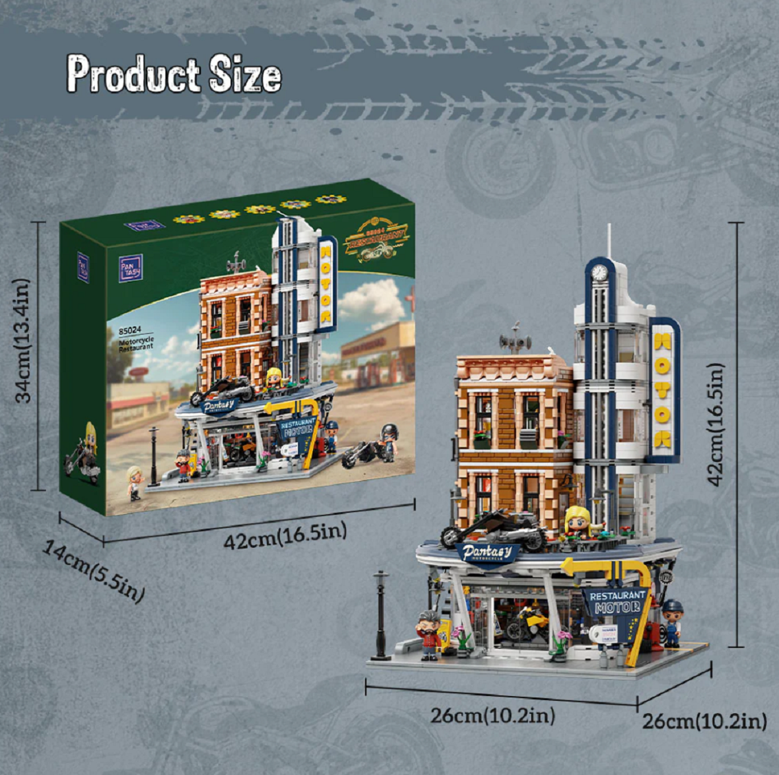 Pantasy 85024 Motorcycle Restaurant 2.994 Teile