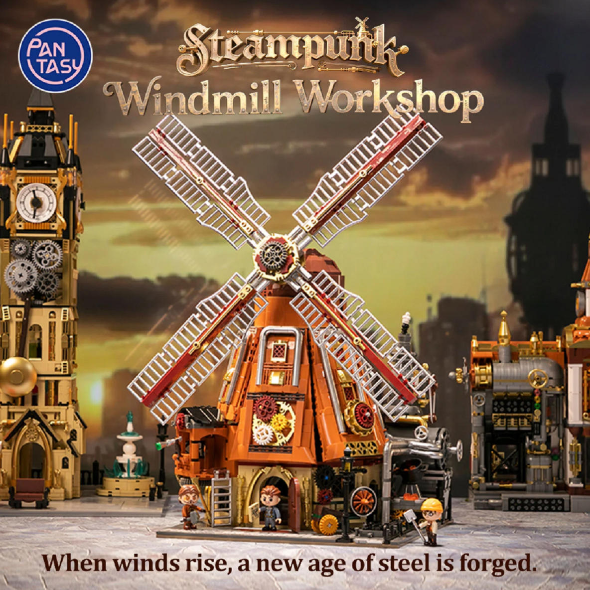 Pantasy 85026 Steam Punk Windmühle 2.400 Teile
