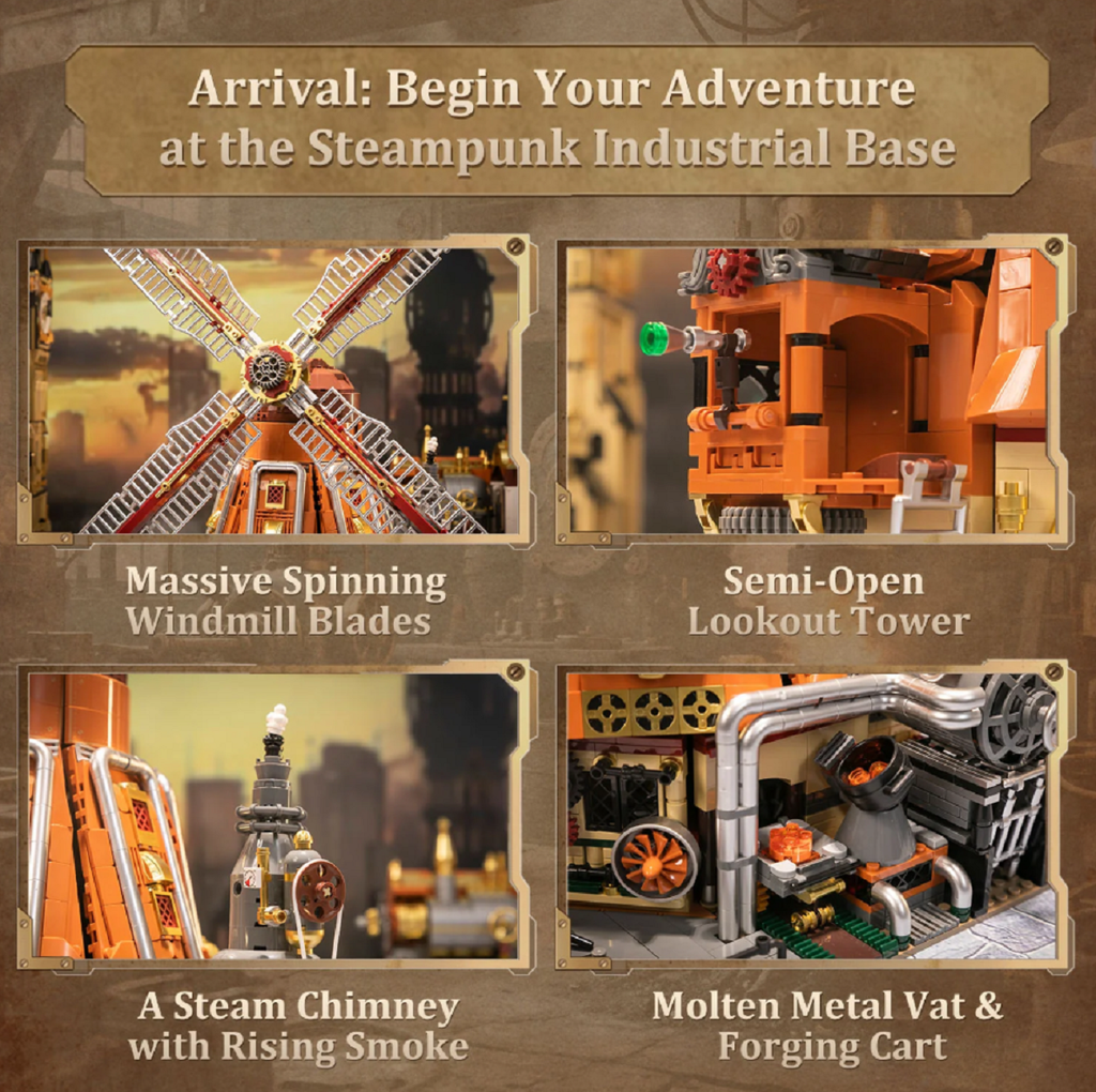 Pantasy 85026 Steam Punk Windmühle 2.400 Teile