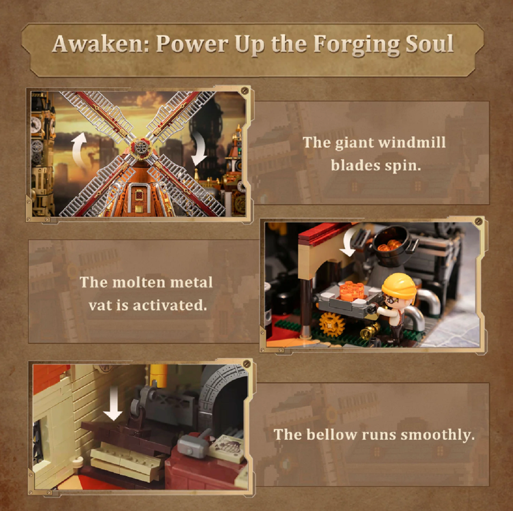 Pantasy 85026 Steam Punk Windmühle 2.400 Teile