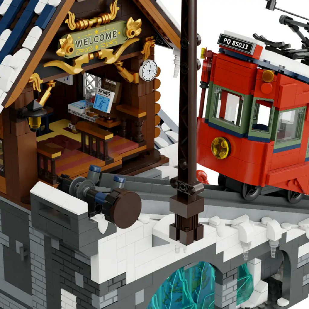 Pantasy 85033 Summit Cabin Berghütte am Gipfel 3.135 Teile