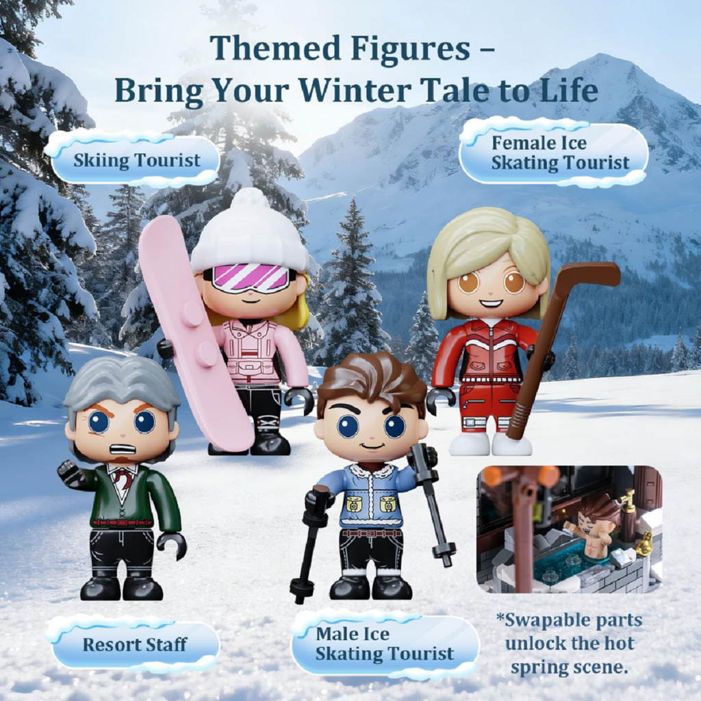 Pantasy 85033 Summit Cabin Berghütte am Gipfel 3.135 Teile