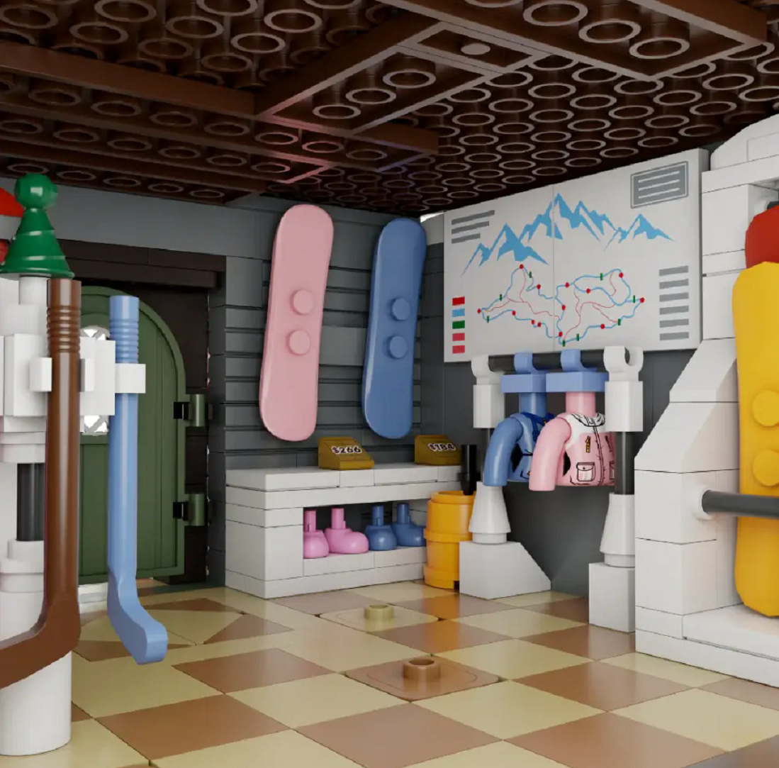 Pantasy 85033 Summit Cabin Berghütte am Gipfel 3.135 Teile