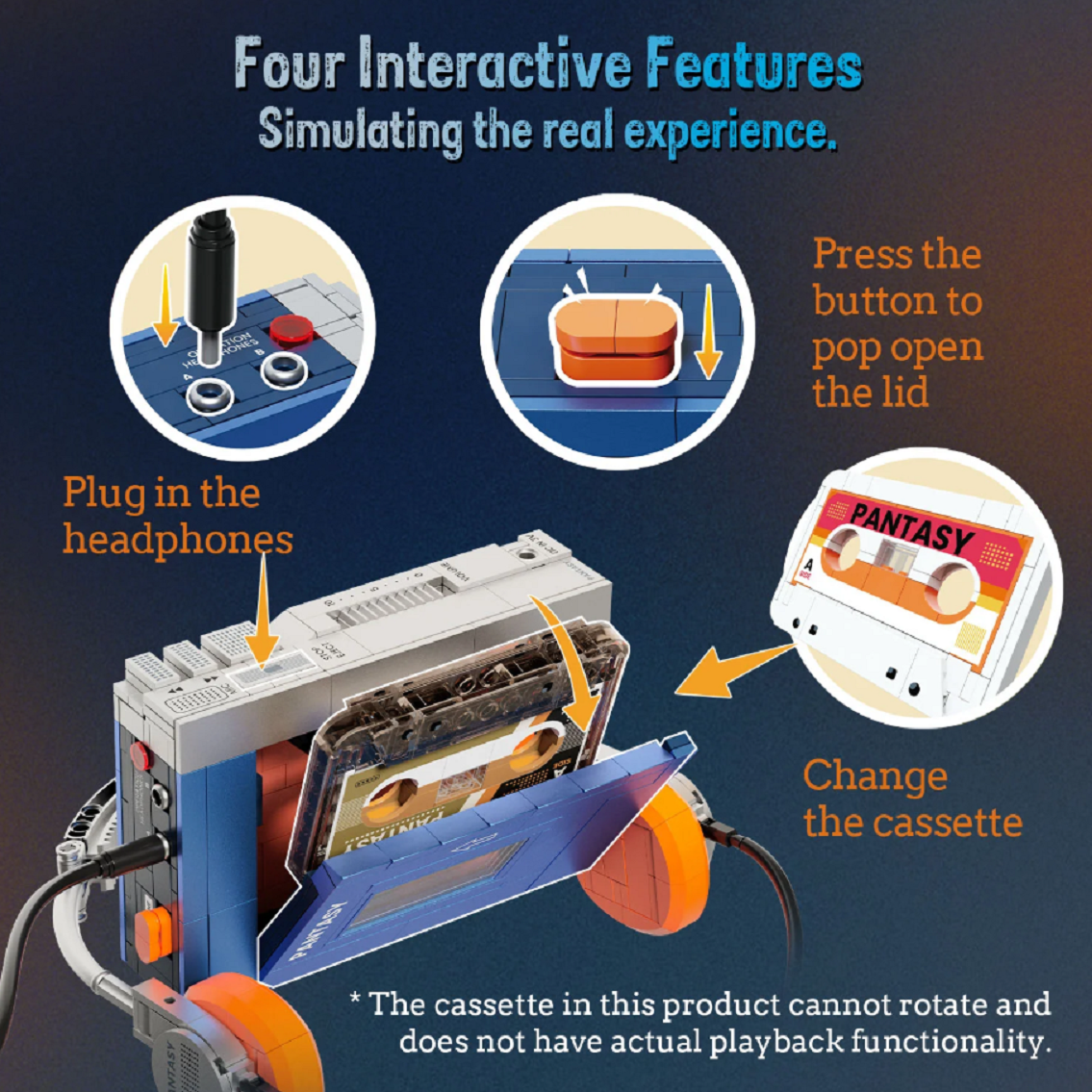 Pantasy 85039 Retro Walkman 569 Teile