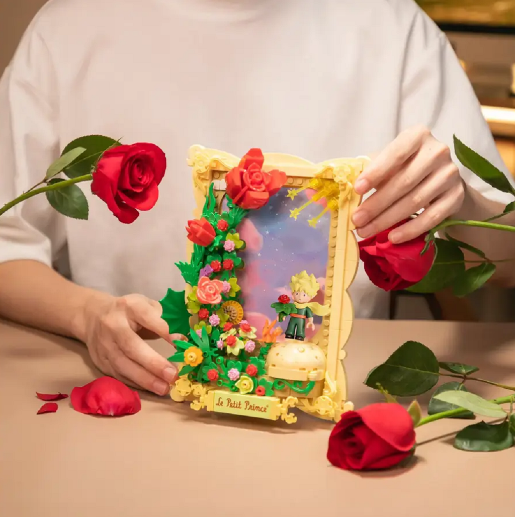 Pantasy 86313 Kleiner Prinz Rosen Bilderrahmen 500 Teile