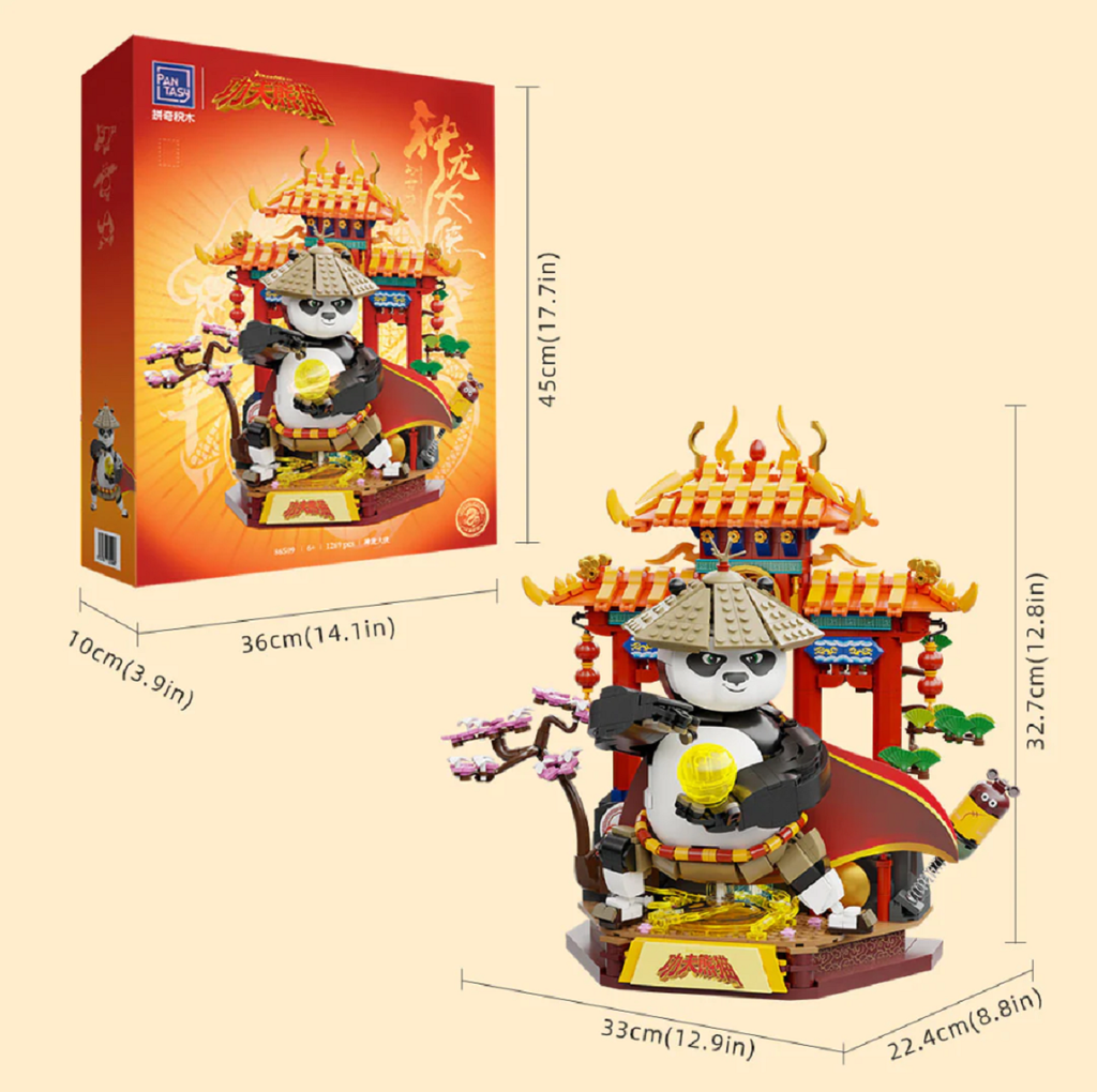 Pantasy 86509 KungFu Panda Dragon Warrior 1.262 Teile