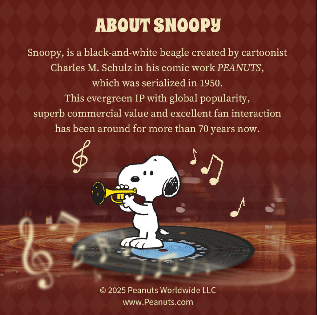 Pantasy 86911 Snoopy Phonograph Peanuts 800 Teile