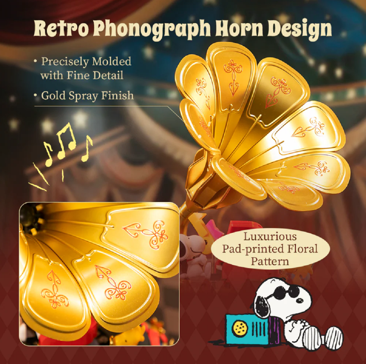 Pantasy 86911 Snoopy Phonograph Peanuts 800 Teile