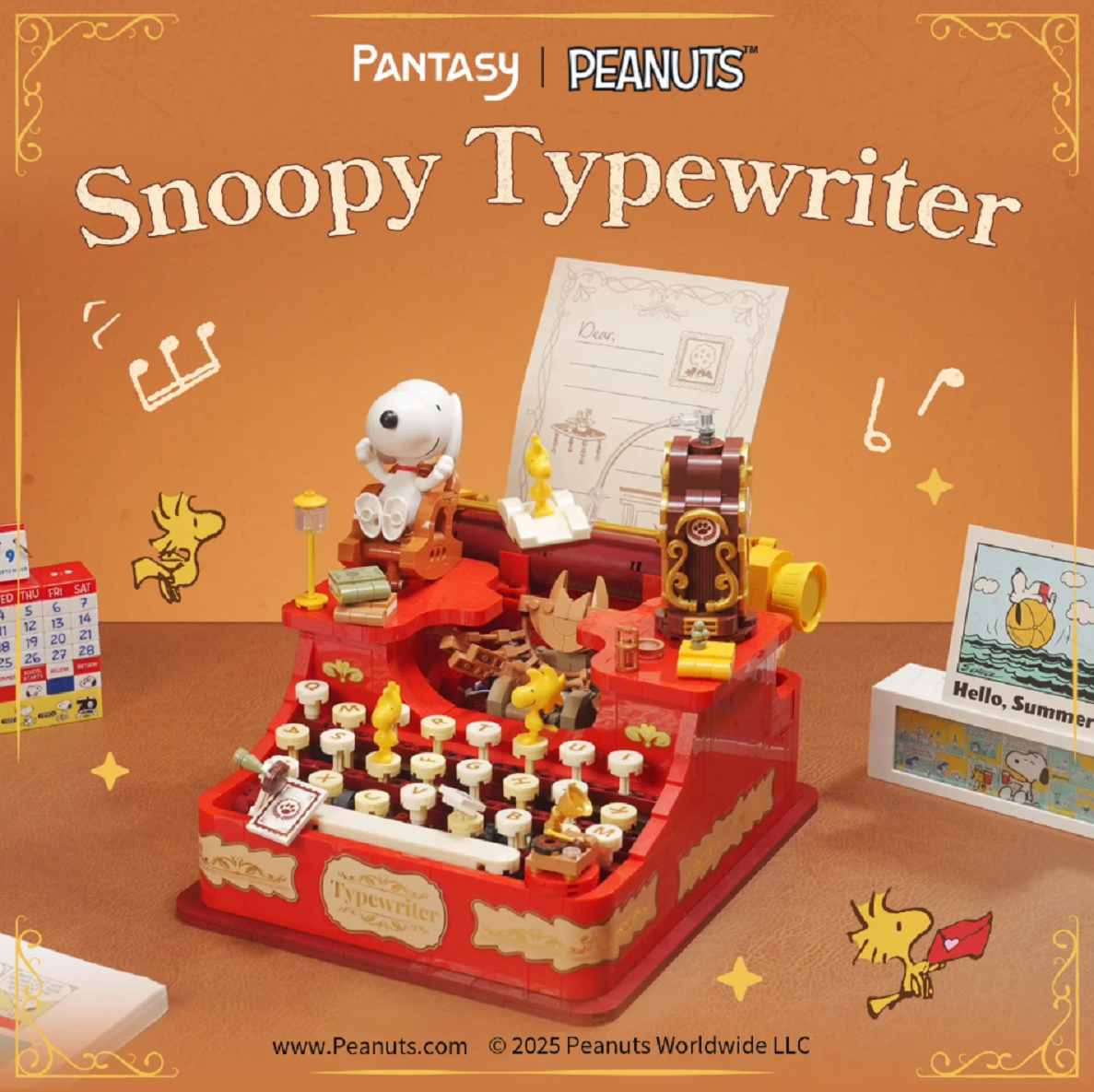 Pantasy 86917 Snoopy Schreibmaschine Peanuts 1.500 Teile