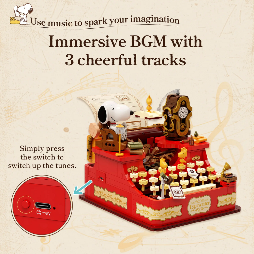 Pantasy 86917 Snoopy Schreibmaschine Peanuts 1.500 Teile