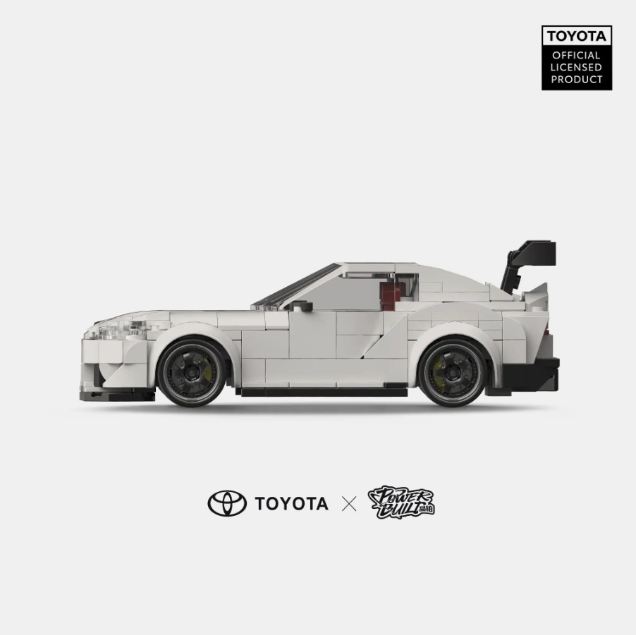 Bole Brick PB8808 Toyota Supra Baustein Set mit Display-Container – 367 Teile Power Brick