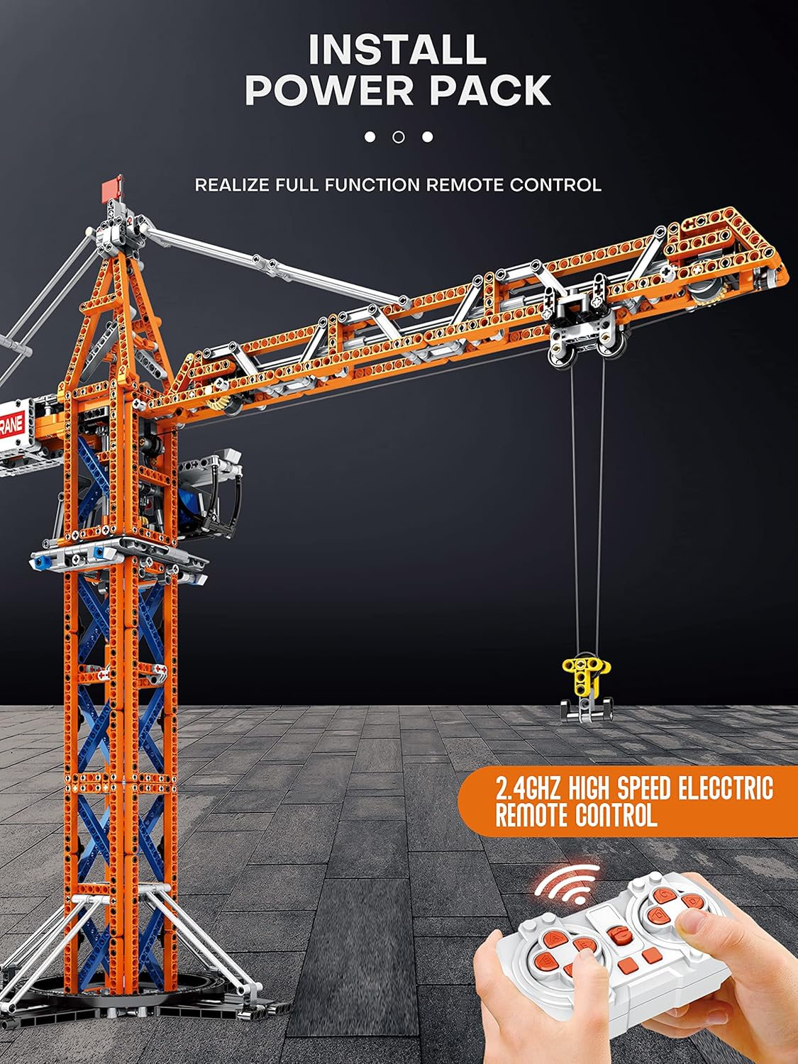 Reobrix 22013 Turmdrehkran 1.288 Teile