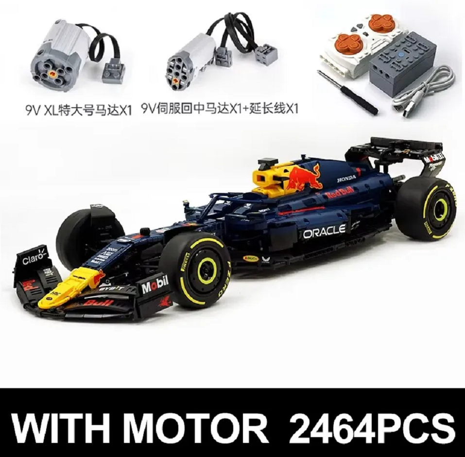Rastar 92400 Formel 1 Baustein Set – RC Rennwagen Modell, 2464 Teile