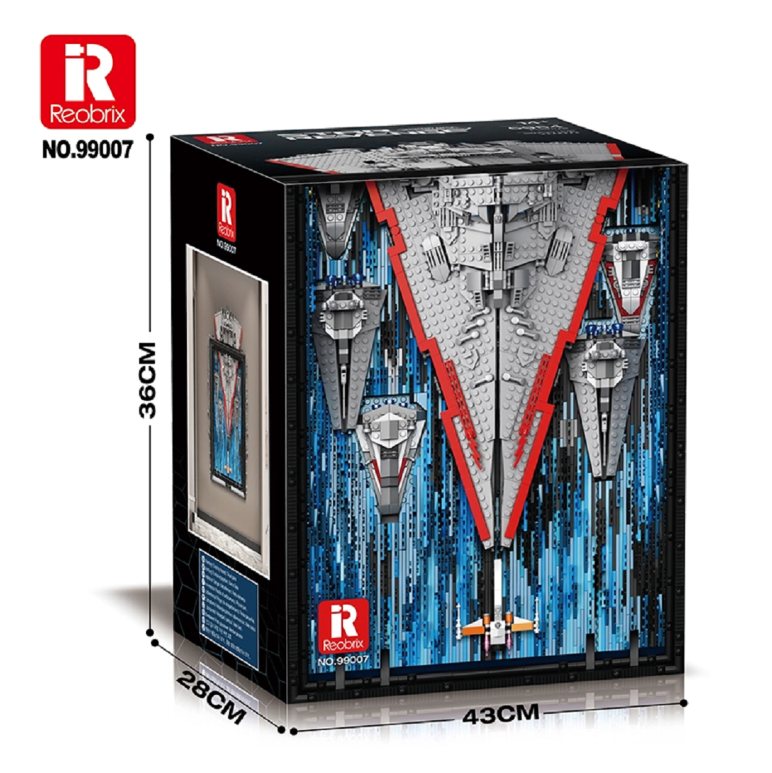 Reobrix 99007 Sternzerstörer Diorama 3D Gemälde 5.964 Teile