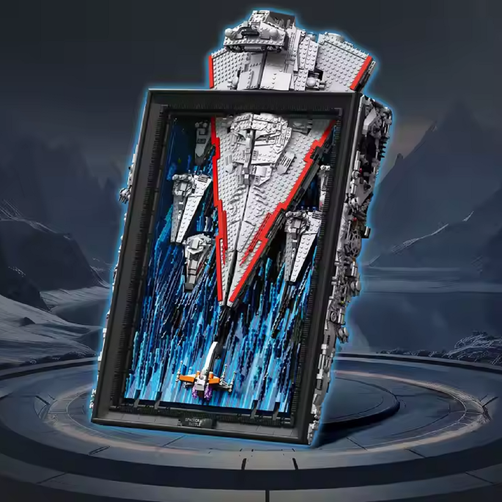 Reobrix 99007 Sternzerstörer Diorama 3D Gemälde 5.964 Teile