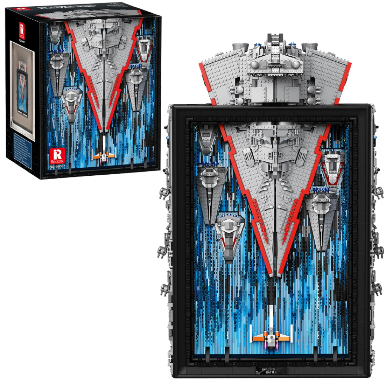 Reobrix 99007 Sternzerstörer Diorama 3D Gemälde 5.964 Teile