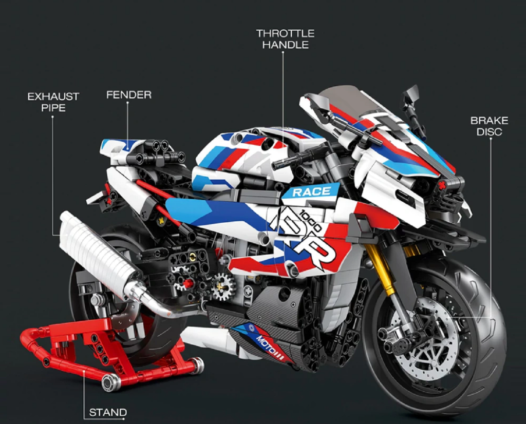 Reobrix 99040 Moto League Superbike Baustein Set – M 1000 RR Modell