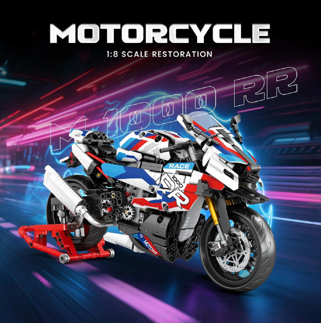 Reobrix 99040 Moto League Superbike Baustein Set – M 1000 RR Modell