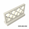 GObricks GDS-882-090 Zaunelement weiß