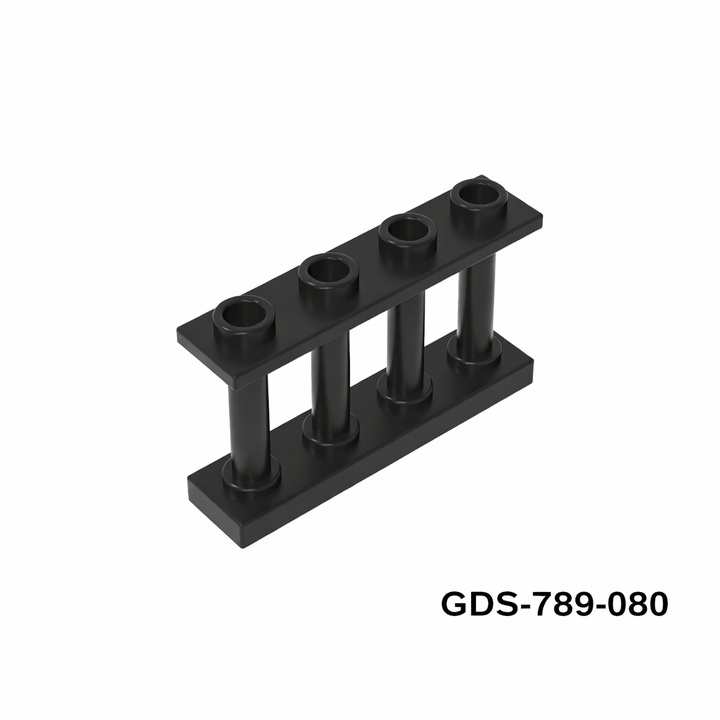 GObricks GDS-789-080 Zaunelement schwarz