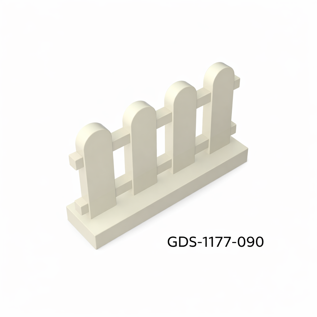 GObricks GDS-1177-090 Zaunelement weiß