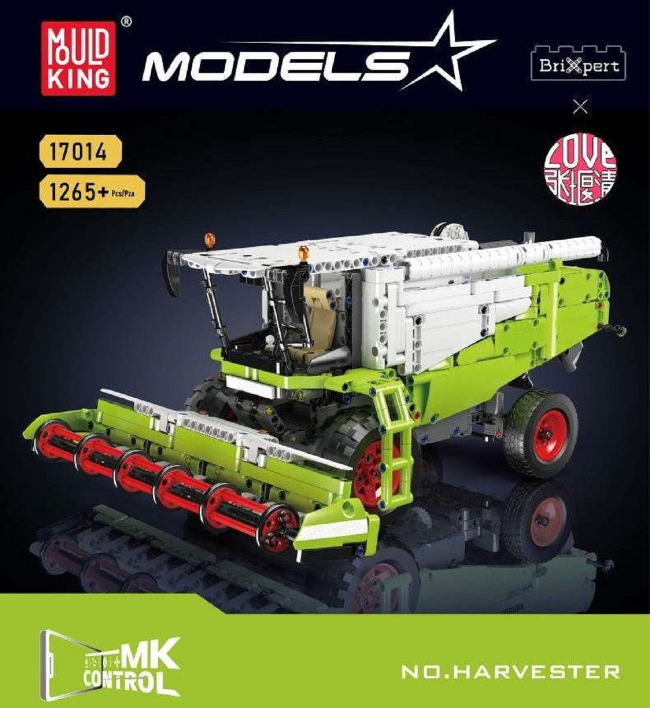 Mould King 17014S Harvester mit 1265 Teilen