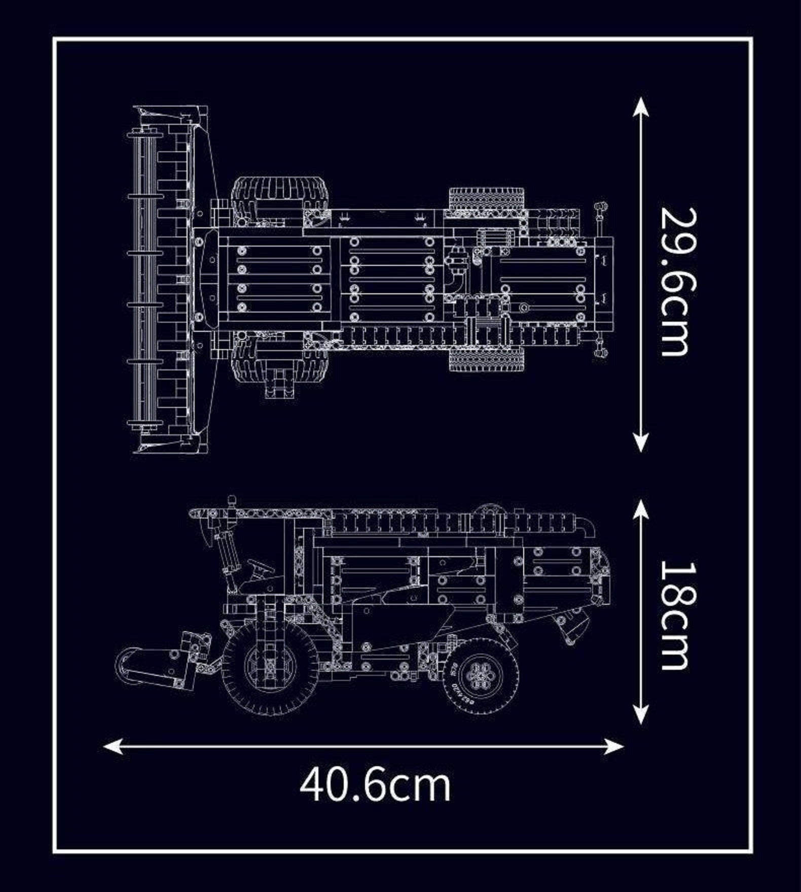 Mould King 17014S Harvester mit 1265 Teilen