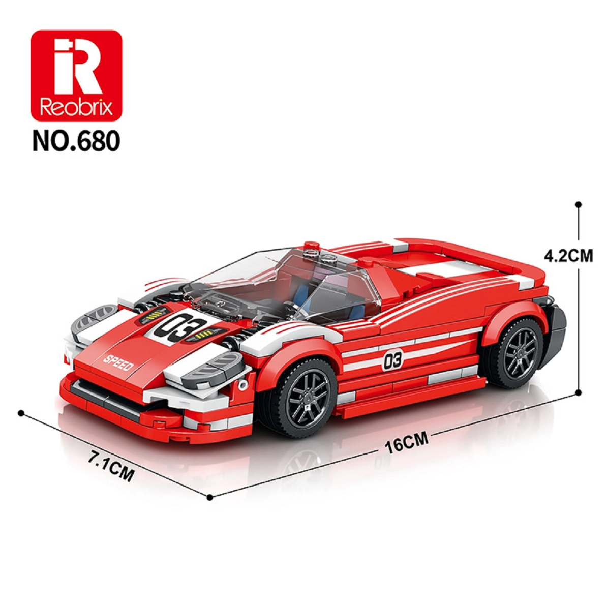 Reobrix 680 Sportscar 917 Speed Champion 355 Teile