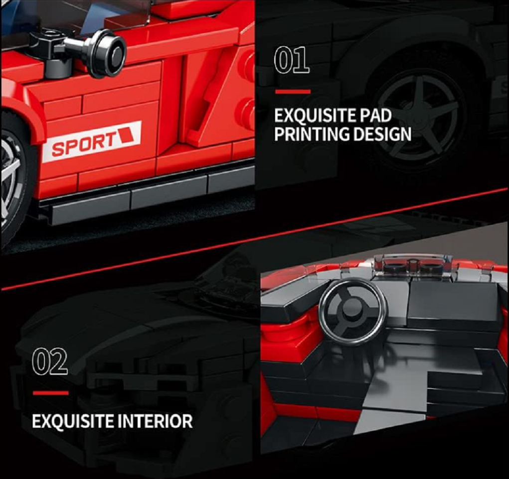 Reobrix 681 Sportscar R8 Speed Champion 413 Teile