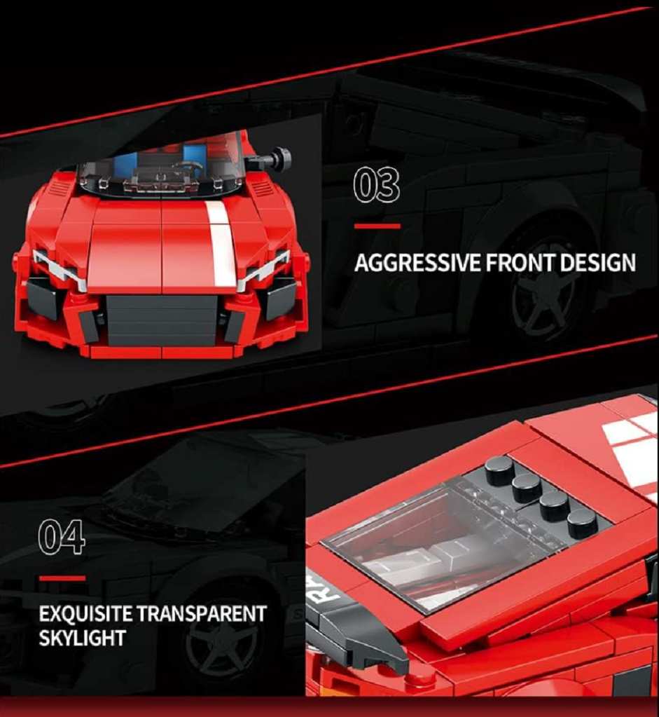 Reobrix 681 Sportscar R8 Speed Champion 413 Teile