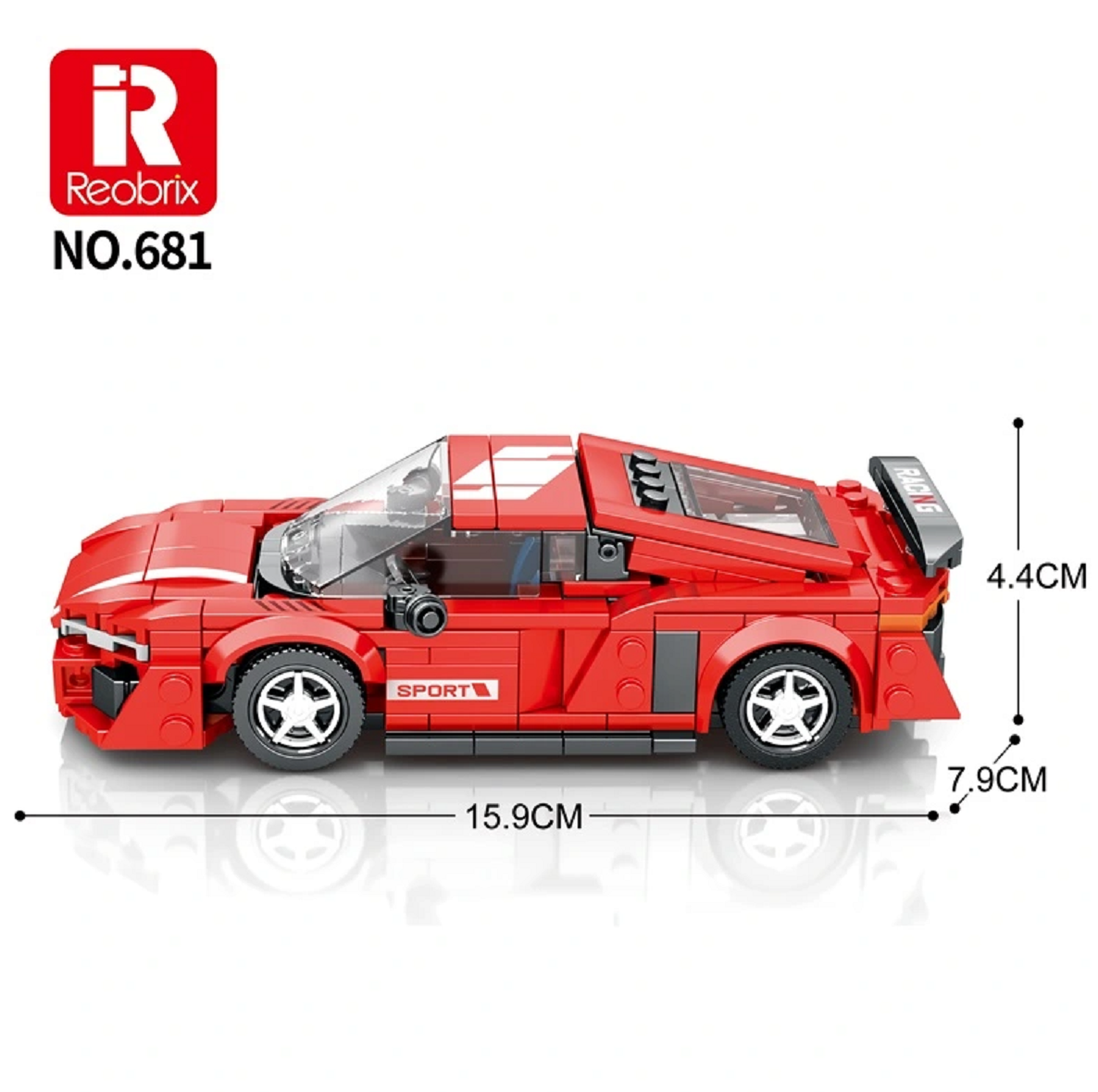Reobrix 681 Sportscar R8 Speed Champion 413 Teile