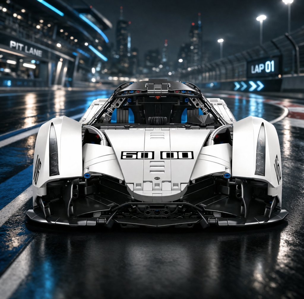 TaiGaoLe T5052 Devel Sixteen Baustein Set mit Fernsteuerung – 4016 Teile RC Hypercar Modell