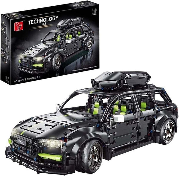 TaiGaoLe T5023 RS6 Klemmbaustein Set – 2896 Teile Sportkombi Static Modell