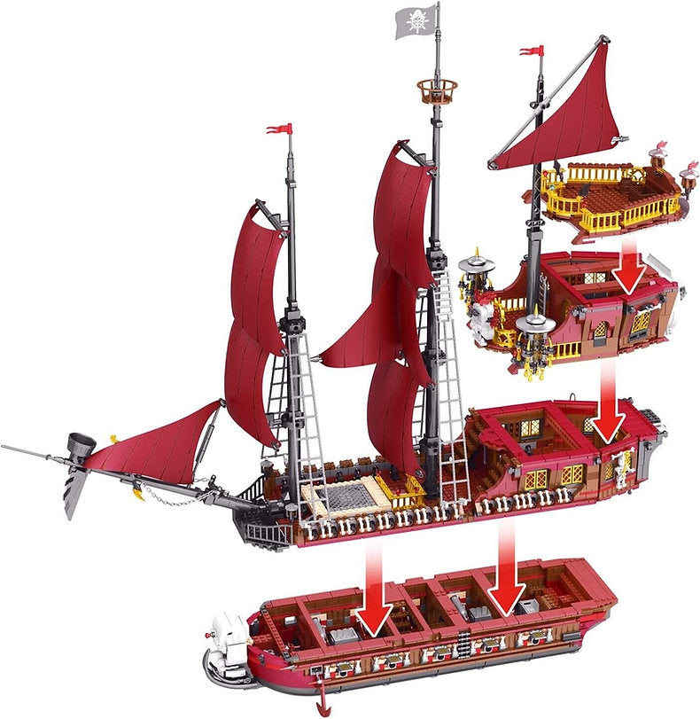 Reobrix 66010 Pirate Revenge Segelschiff 3.066 Teile