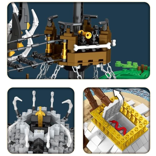 Reobrix 66012 Pirate Bay 2.960 Teile