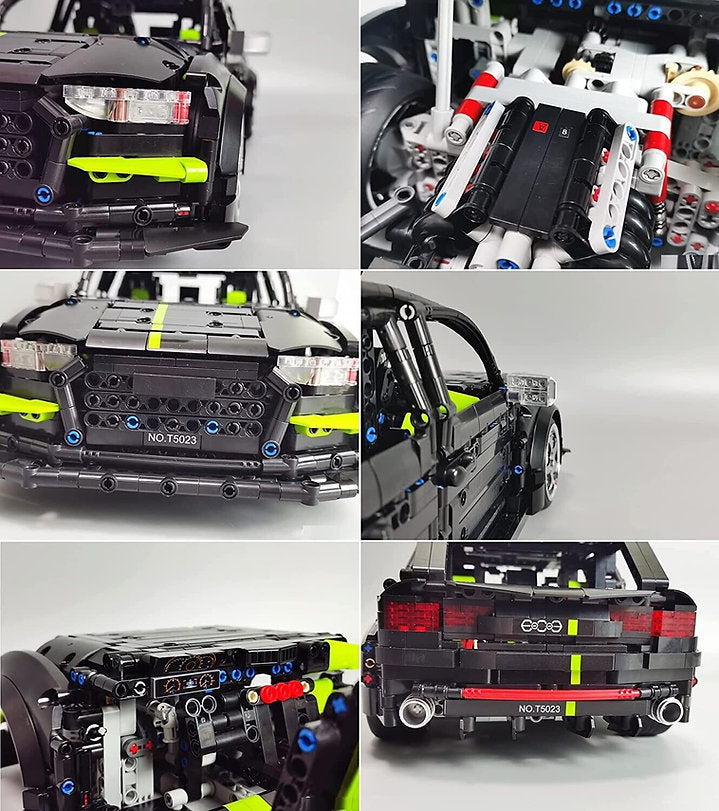 TaiGaoLe T5023 RS6 Klemmbaustein Set – 2896 Teile Sportkombi Static Modell