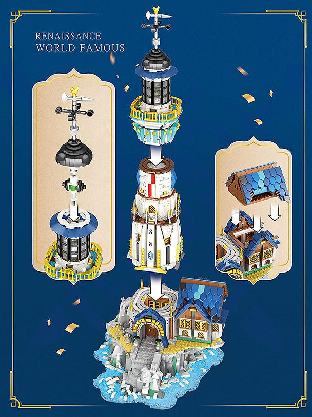 Reobrix 66028 Leuchtturm Erupean Century 3.228 Teile