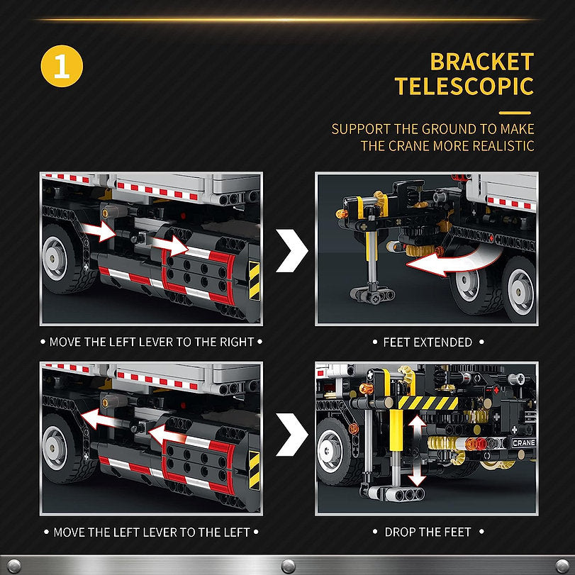 Reobrix 22011 Schwerlast LKW Kran 2.328 Teile