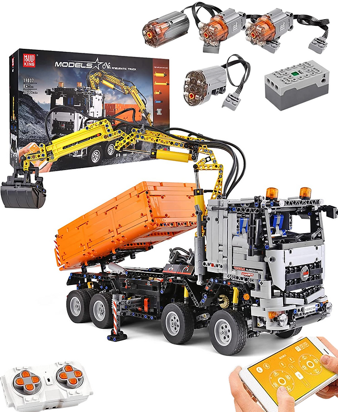 Mould King 19007 Pneumatic Truck 2.819 Teile